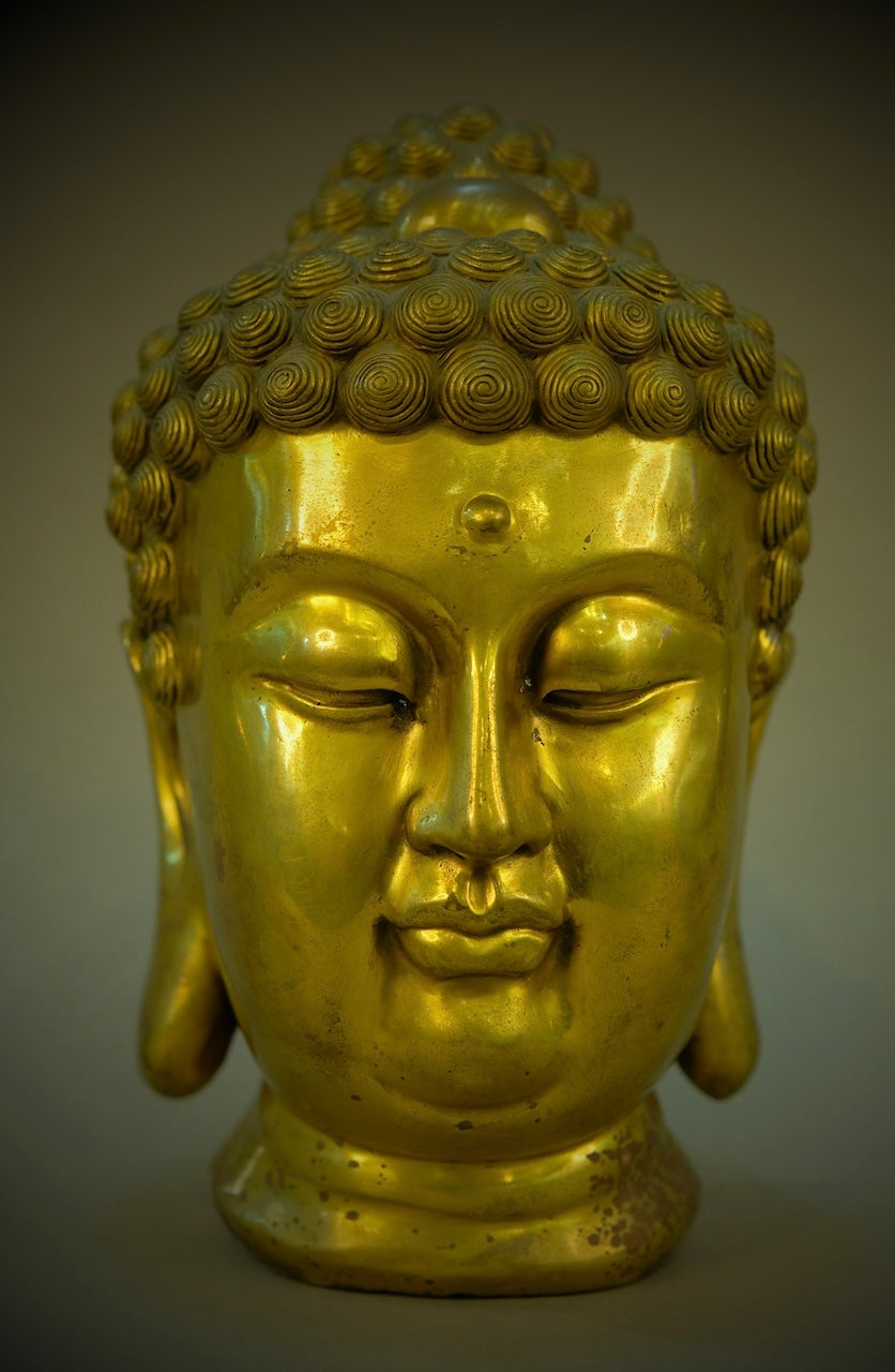 Brass Buddha Head